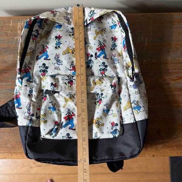 Disney Parks Mickey And Friends All Over Book Bag Back Pack NWT - Picture 6 of 8